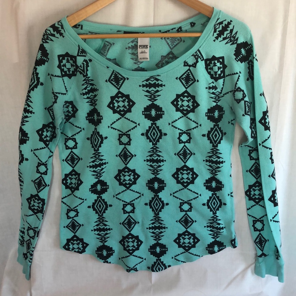 PINK - Victoria’s Secret Aztec Knit Top